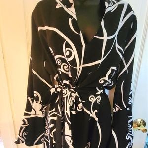 Natori belted elegant shirt dress